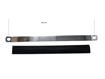 (25A1c) Uitlaat demperklem met rubber