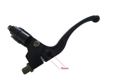 (4D2e) Remhendel rechts+ bevestiging (lengte 130mm)