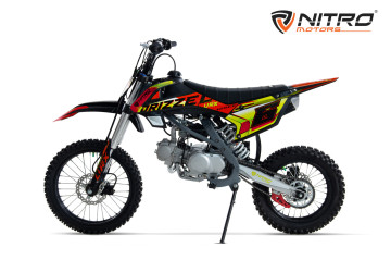 Dirtbike 125cc Drizzel UX URX 17/14 Kick Start red