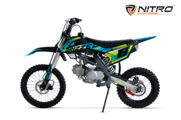 Dirtbike 125cc Drizzel UX URX 17/14 Kick Start blue