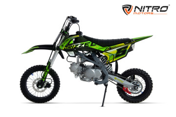 Dirtbike 125cc Drizzel UX URX 14/12 kickstart green