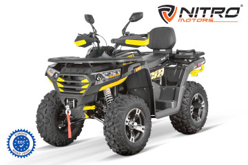 Tricia landbouw quad met kenteken 300cc T3B Geel