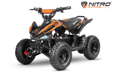 Nitro Motors Python Cross Eco mini Quad 1000W 36V 6 inch orange