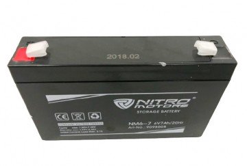 (27F4b) Accu 6 volt voor kinderquads 7.0ah