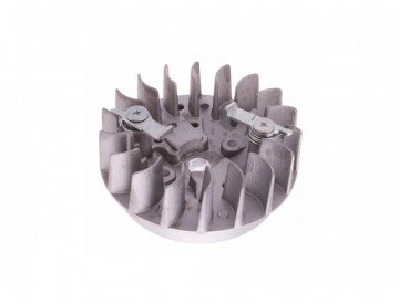 Trekstarter Aluminiumlegering Motor for 47cc 49cc 2 Stoke Pocket Bike Mini Moto ATV Quad Dirt Pit Bike Terugslagstart Eenvoudige Trekstarter Aluminiumlegering Motoronderdelen(Silver