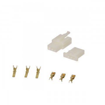 (35E7a) Connector stekker plugset 3 pin 2.8mm (92417)
