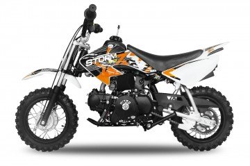 Dirtbike 70cc automaat Storm V2 10/10 orange