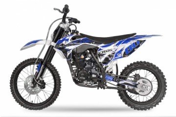 Dirtbike 150cc Hurricane schakel 19/16 Blue