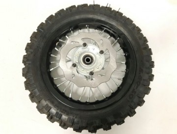 (21A5a) 10 inch velg + band + remschijf (voorzijde)