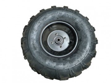 (208B3a) set Band met velg RV + LV 4 gaats 8inch (19x7.00-8)