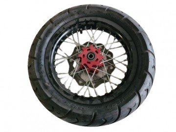 (209C3a) 12 inch velg + Band (voor)