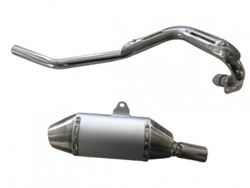 Uitlaatdemper Motorfiets 2-takt Uitlaatpijp Silencer Voor