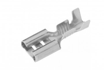 (35E8a) Schuifstekkerset plat 6.3mm vrouw (10stuks) (93989)