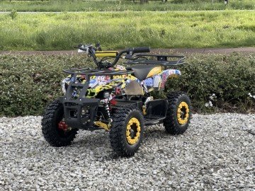 Eco Kinderquad 1200W Gepard Reaper offroad profile graffiti/yellow