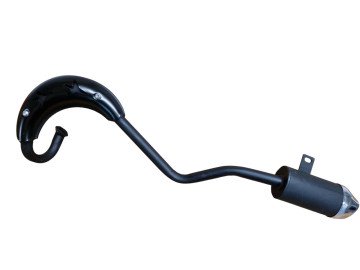 (24z2e) Uitlaat enkele demper 2-takt