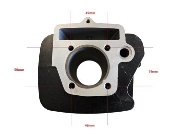 (9D6c) Cilinder orion 125cc Zuigergat 52.1mm