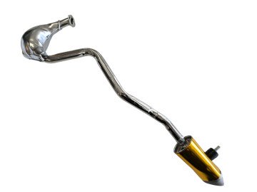 (25A3d) Uitlaat enkele demper 2-takt