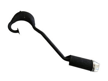 (25A2c) Uitlaat Enkele demper (Repti) 2-takt