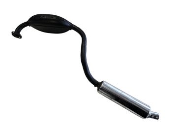 (25C0b) Uitlaat enkele demper 2-takt Hobbit Sport