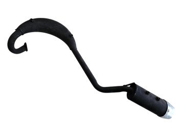 (24Z3b) Uitlaat enkele demper 2-takt Hobbit cross