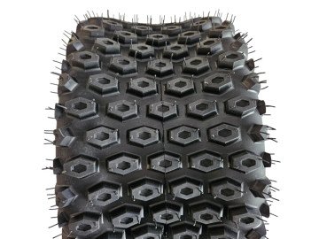 (213B4b) 8 inch noppenband platinum (18x9.5-8)