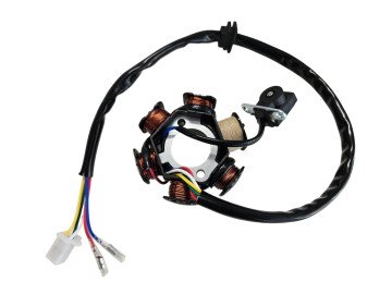 (3A2a) Ontsteking met 6 spoelen met stekkerblok