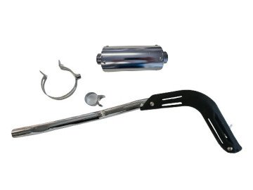 (25D3a) Uitlaat 125cc Orion MRR lengte ca. 89cm