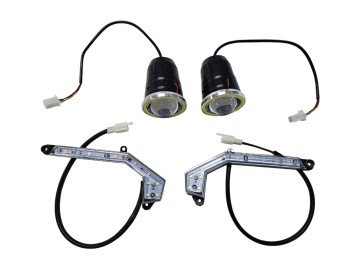 (7A1b) complete koplampset met dagrijverlichting led