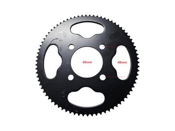 (5B1a) Achtertandwiel smal achter 78 tands as:49mm D:3mm