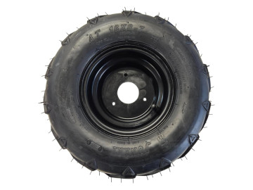 (30A3a) 16x8-7 V-profiel band + velg 3 gaats rechts