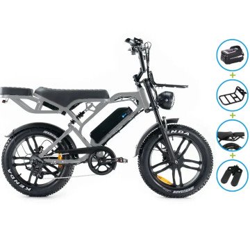 QM V20 PRO Power Cargo - grijs - elektrische fatbike