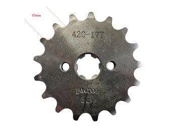 (5G5b) Voortandwiel 420 - 17 Tands as 17mm