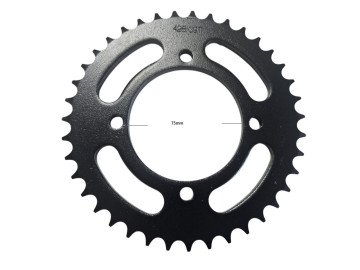 (14B4a) Achtertandwiel 428 - 39 tands (as 75 / steek 65)