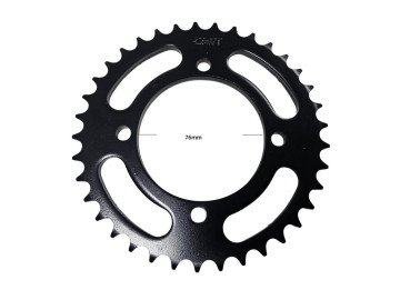 (14C5a) Achtertandwiel 428 - 37 tands (as 76 / steek 65)