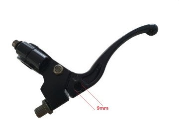 (4D2e) Remhendel rechts+ bevestiging (lengte 130mm)