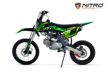 Dirtbike 125cc Drizzel UX URX 17/14 Kick Start green