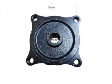 (10B3a) Wielnaaf achterzijde 4 gaats / as 18mm ATV