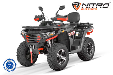 Tricia landbouw quad met kenteken 300cc T3B Rood