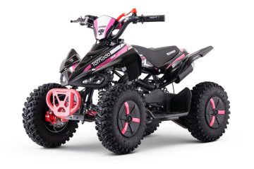 Wieldoppen Action zwart/roze 16 inch set van 4