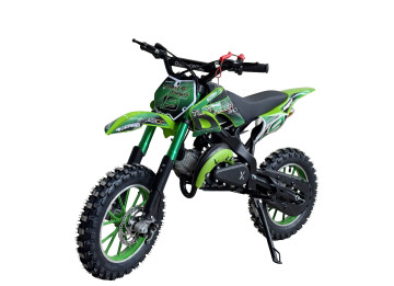 MiniCrosser dirtbike Gepard Turtle Rider 10/10 49cc Green