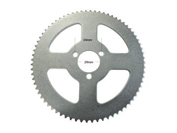 (5B1d) Achtertandwiel smal achter 72 tands as:29mm st 3x34mm